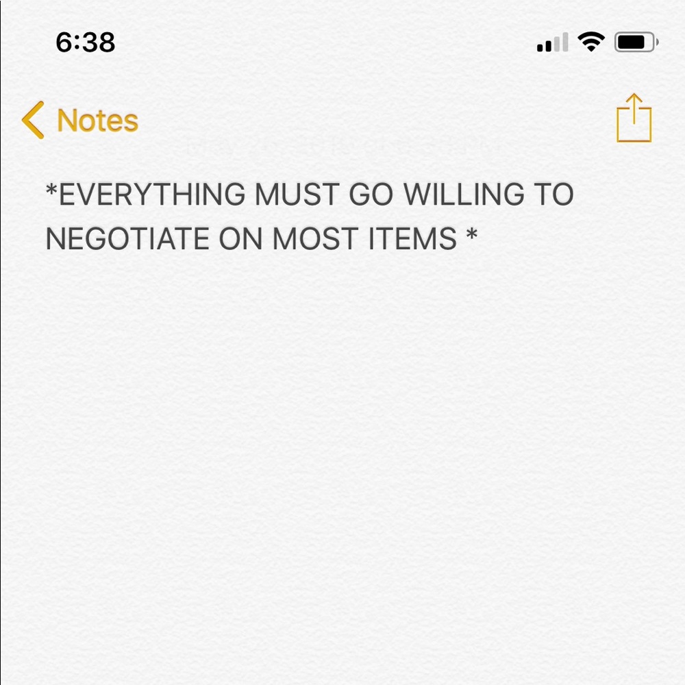 Need to sell ASAP